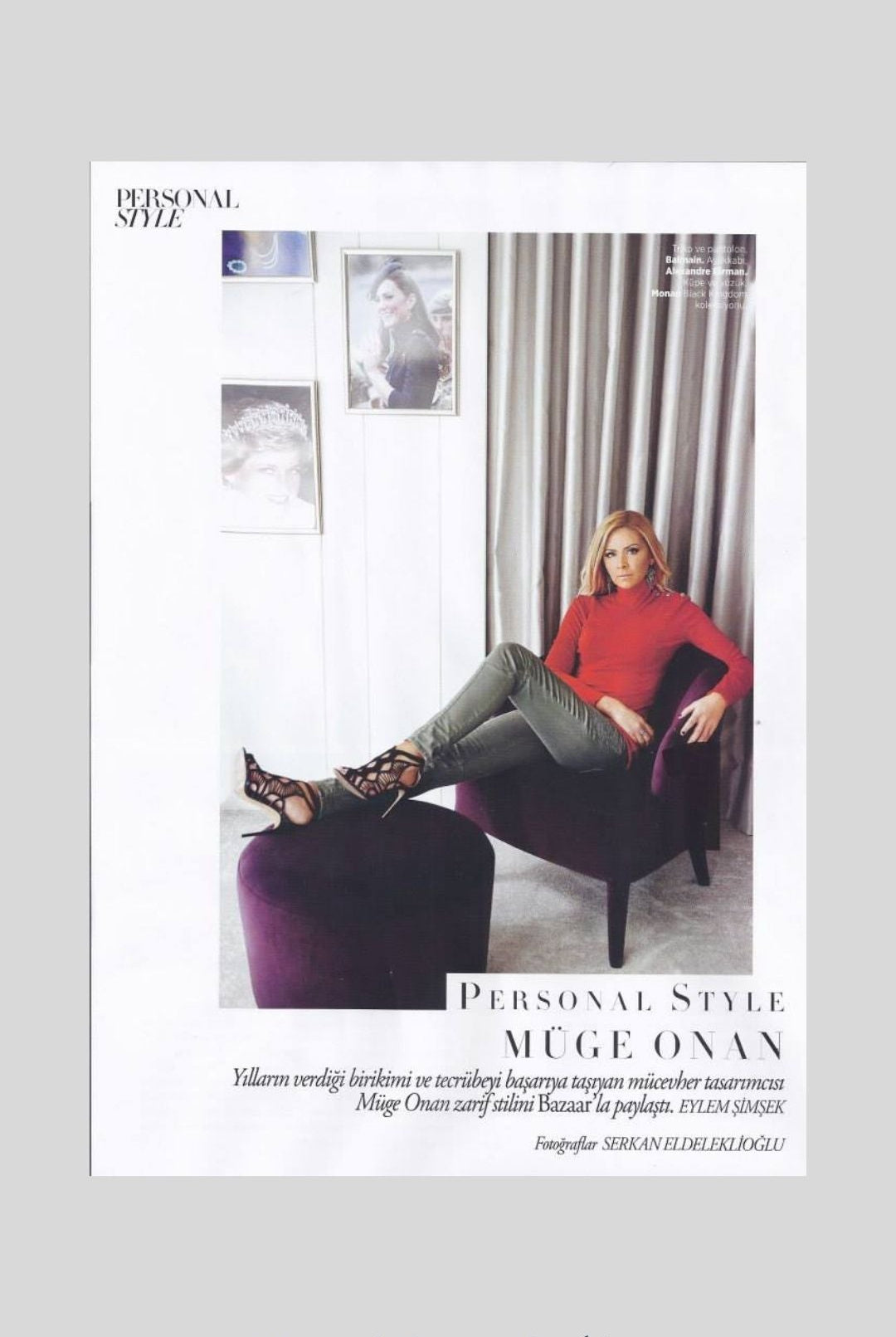 Müge Onan's Harper's Bazaar Interviewe