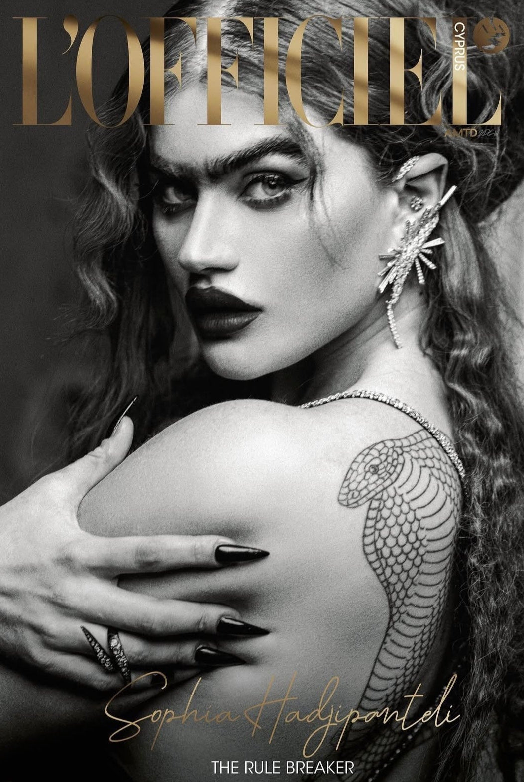 L'Officiel - Sophia Hadjipanteli wears Monan