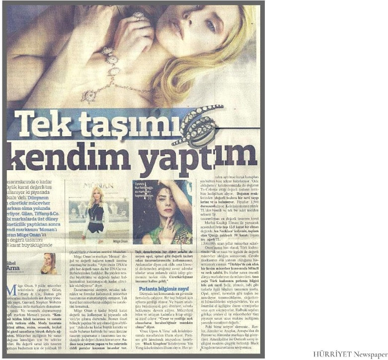 Müge Onan's Hürriyet Interview