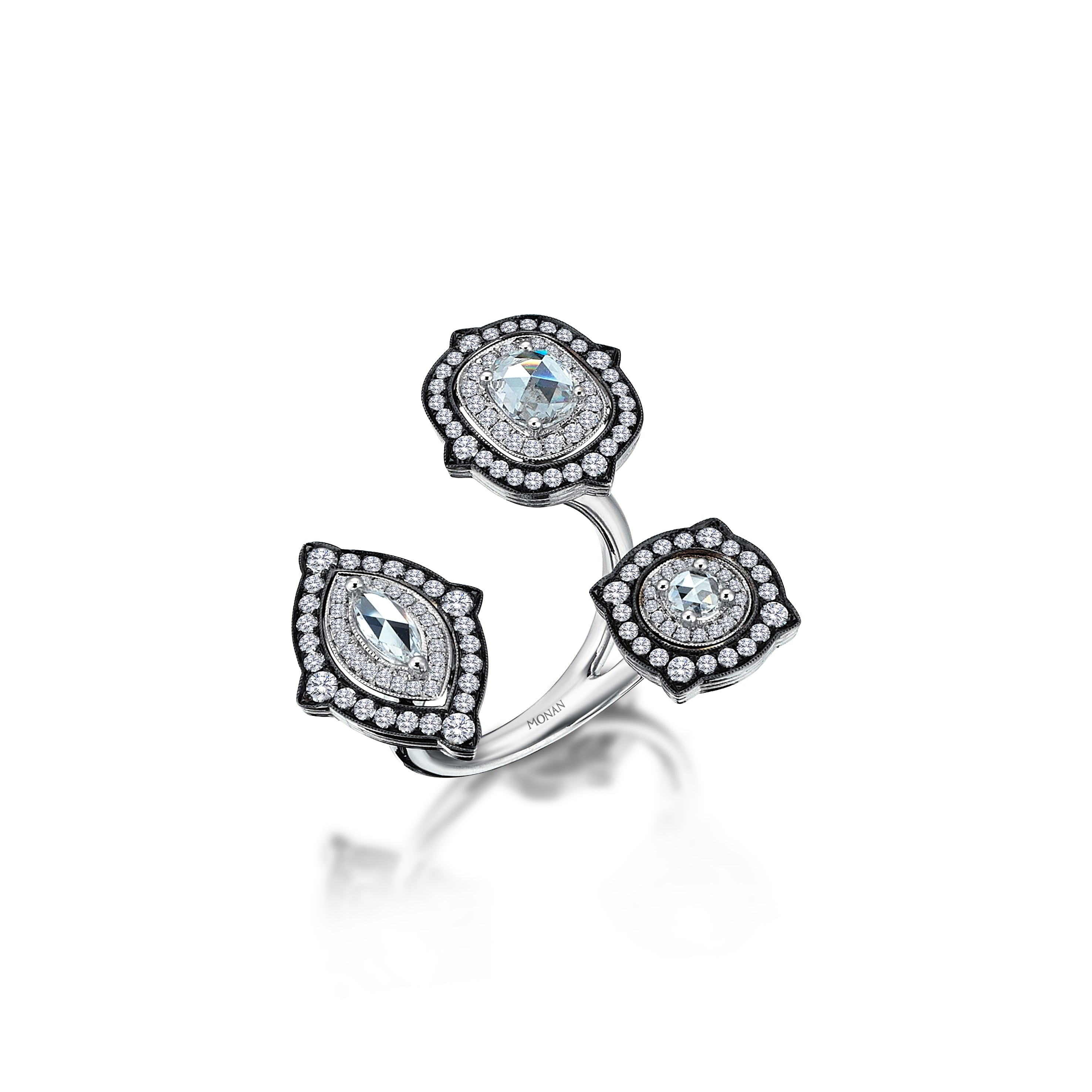 Art Deco Diamond and Emerald Earrings – monanjewelry
